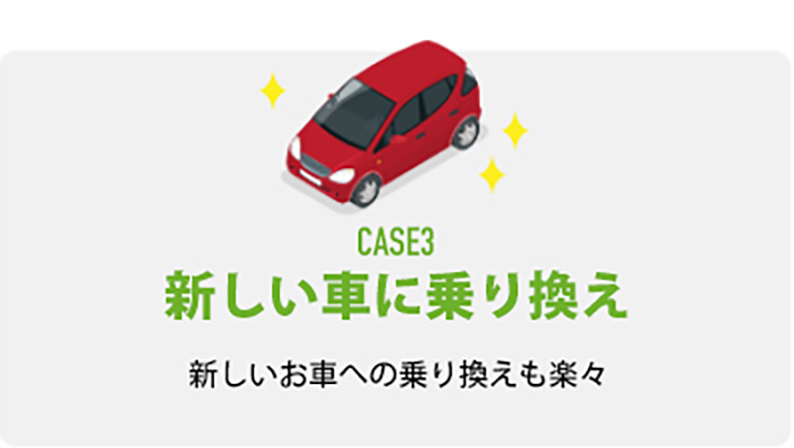 新しい車へ乗り換え